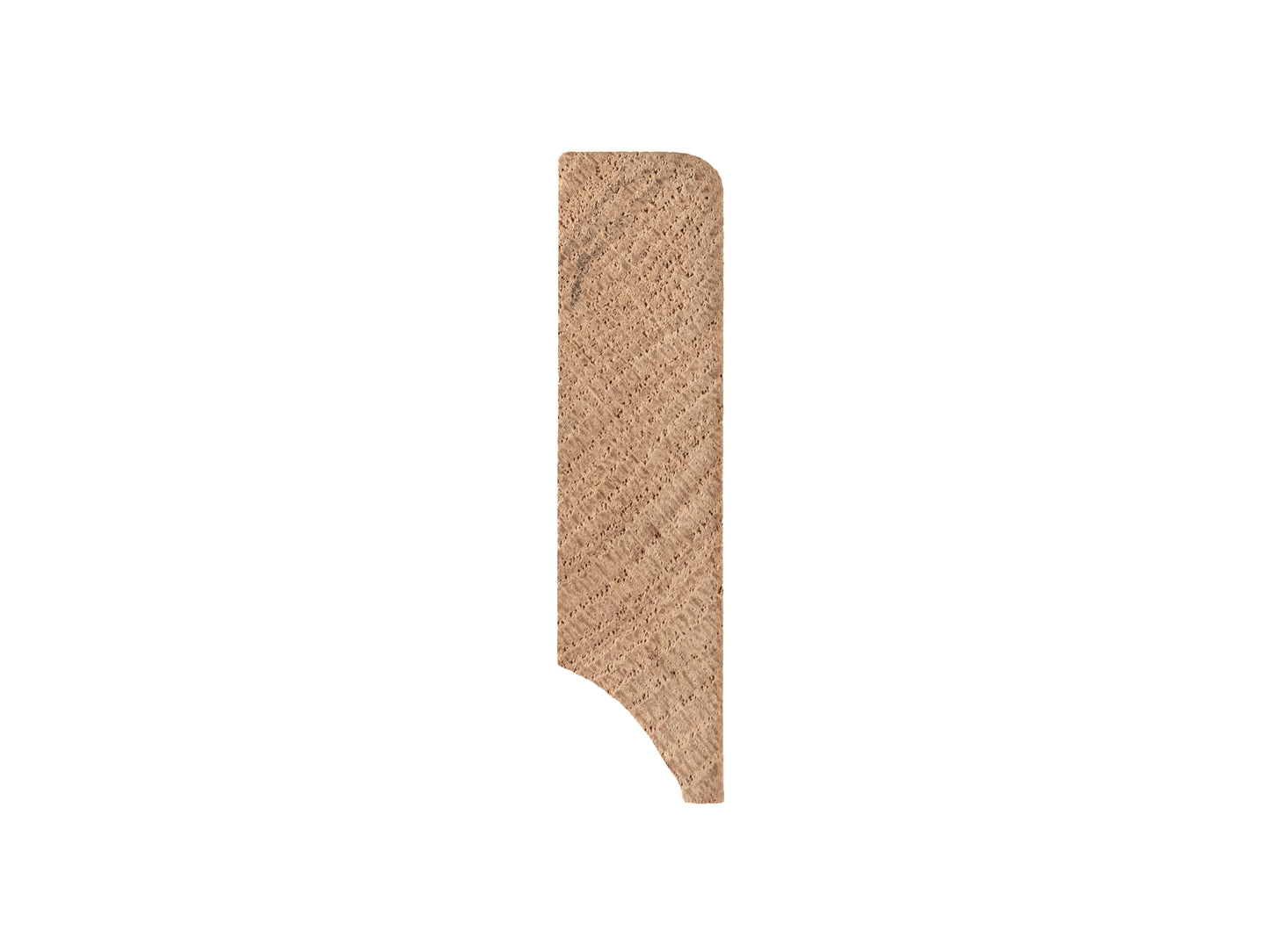 Solid Skirting Board Oak A/B 18x70mm Natural oil 0,8-1,8m with radius 5mm