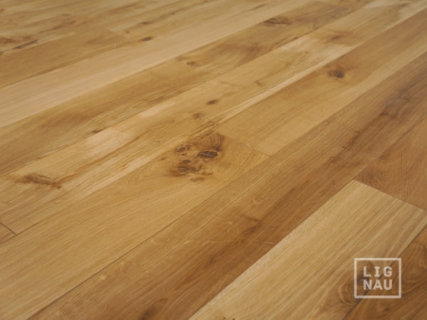 Lames de parquet massif Chêne rustique 20 mm huilé naturel