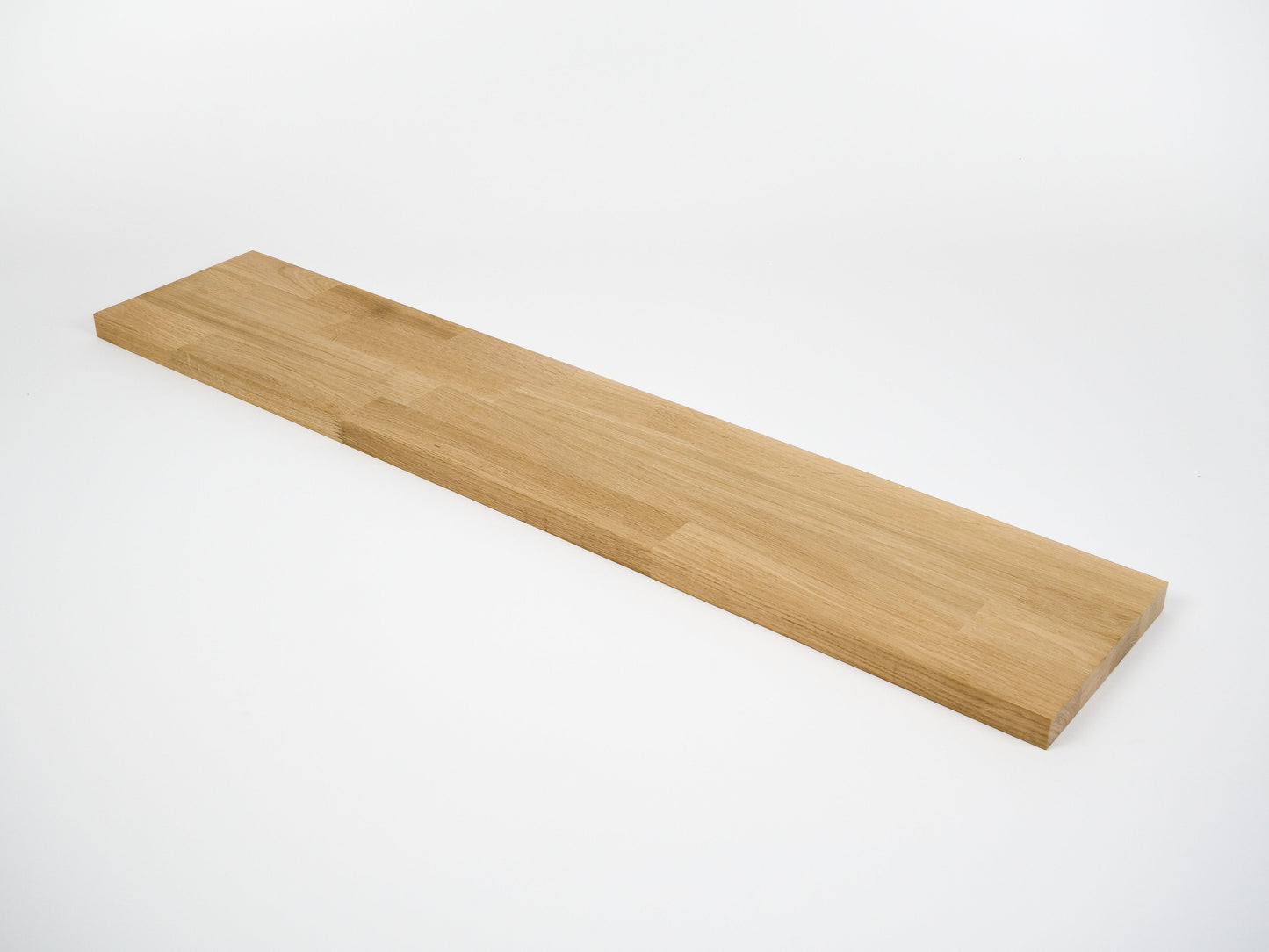 Shelf Stair tread Riser Windowsill Oak A/B, finger jointed lamellas, 20 mm, Unfinished
