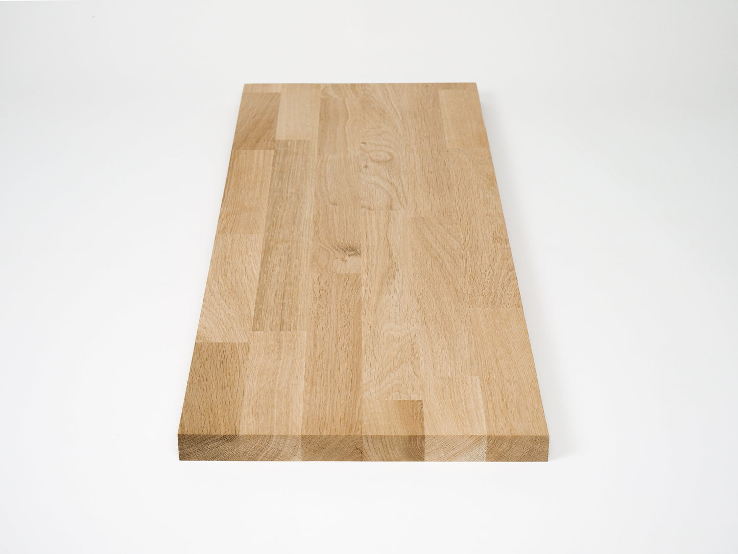 Shelf Stair tread Riser Windowsill Oak A/B, finger jointed lamellas, 20 mm, Unfinished