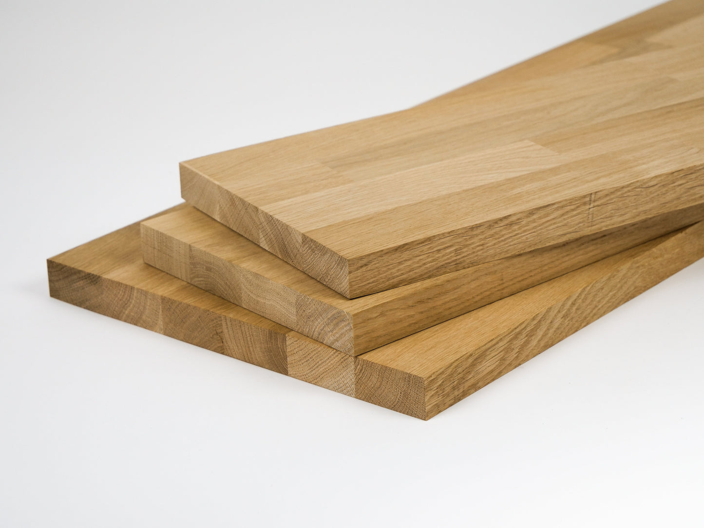 Shelf Stair tread Riser Windowsill Oak A/B, finger jointed lamellas, 20 mm, Unfinished