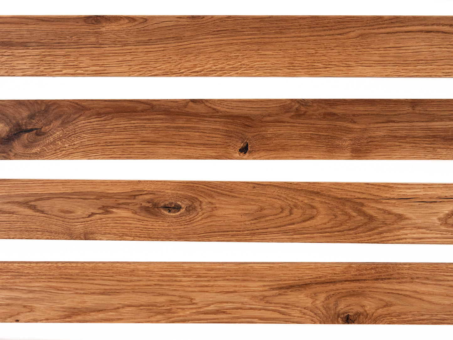 Solid Skirting Board Oak Rustic, 18x70x2000mm with radius, matte lacquered, filled, brushed