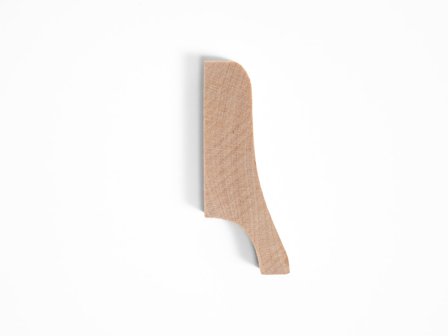 Plinthe massive Bouleau A/B 20x52 laqué mat 1.5-2.5m Courbe