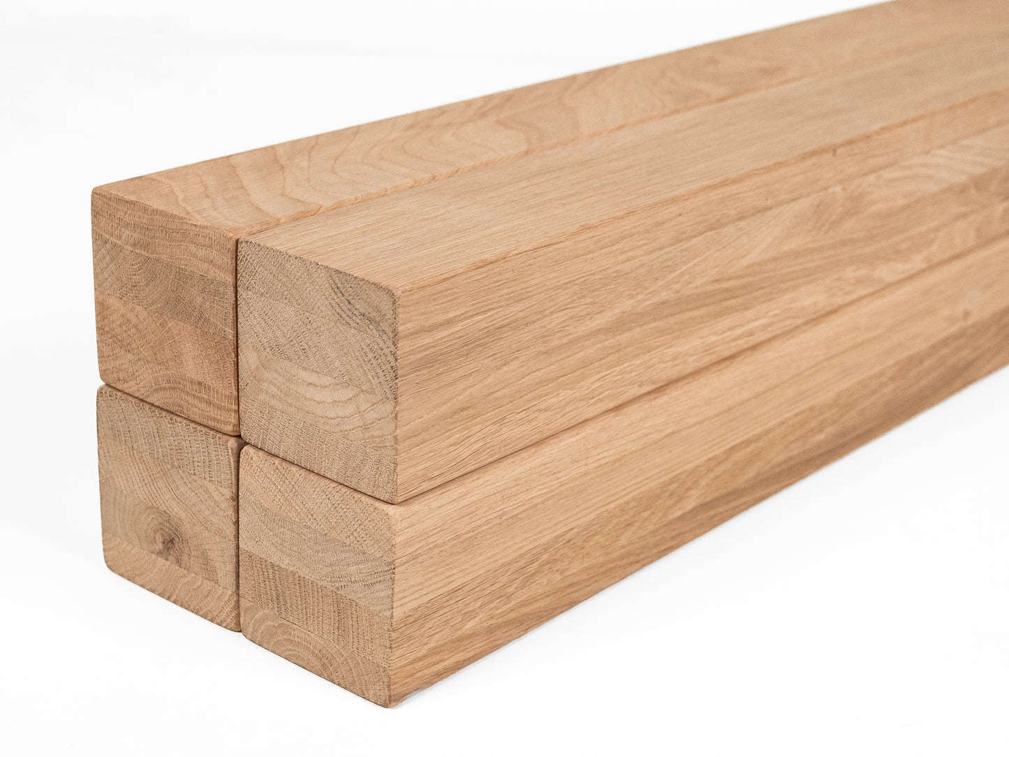 Poutre en bois lamellé-collé A/B 70x70 mm Huile de cire dure Blanc naturel, bois équarri, bois massif