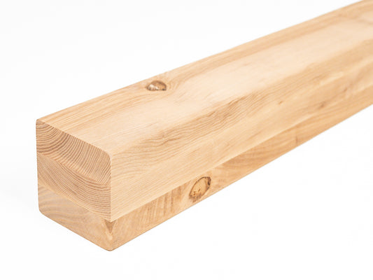 Glulam ash beam Rustic 70x70 mm untreated, square timber, solid wood