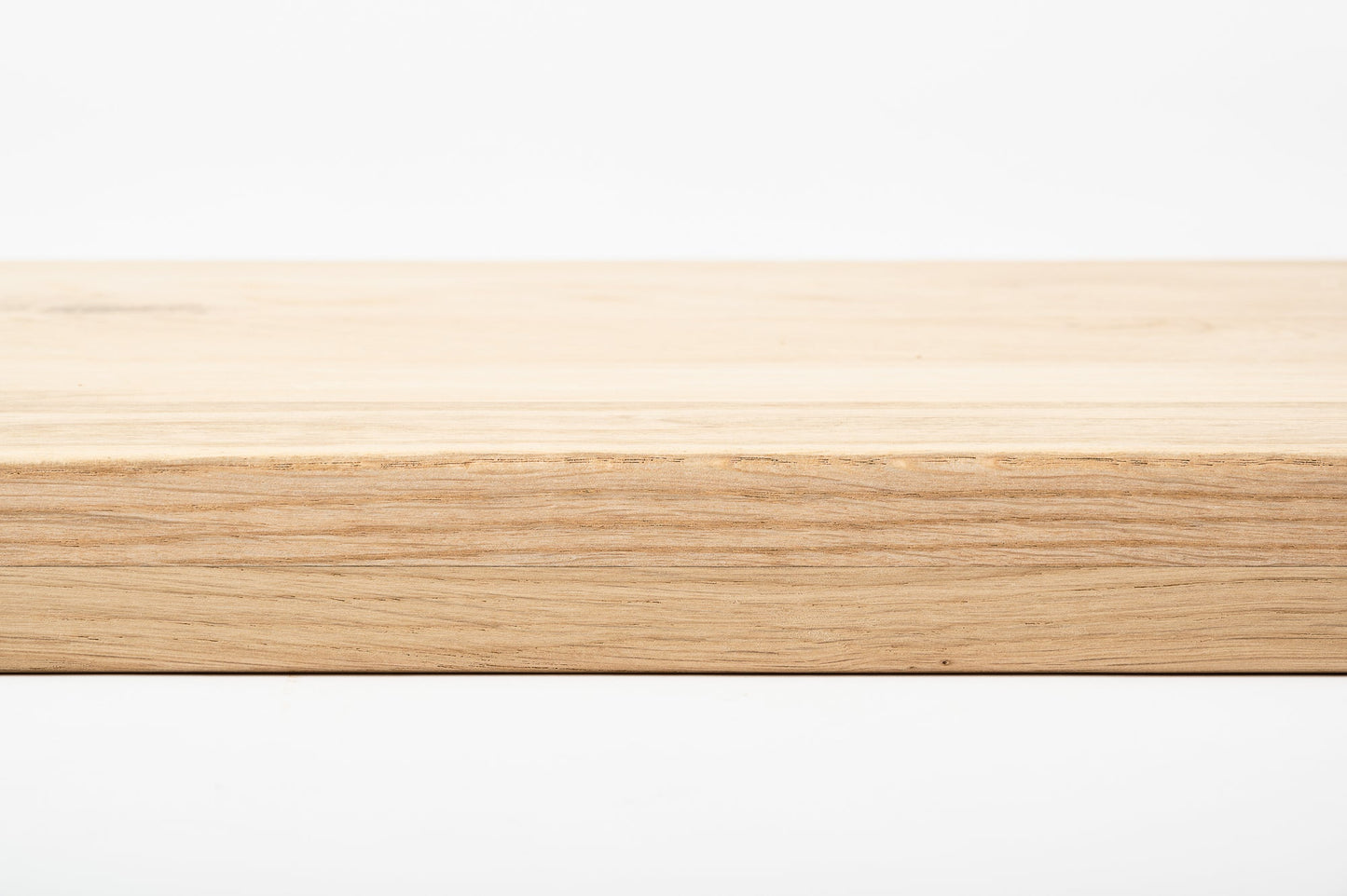 Tablette Marche d'escalier Elévation Appui de fenêtre Chêne A/B, lamelles entières, 40 mm, 2 plis, non fini