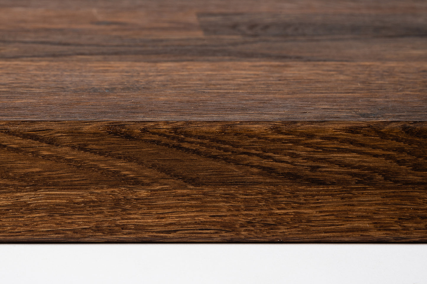 Shelf Stair tread Riser Windowsill Smoked Oak Rustic, finger jointed lamellas, 20 mm, Natural oil