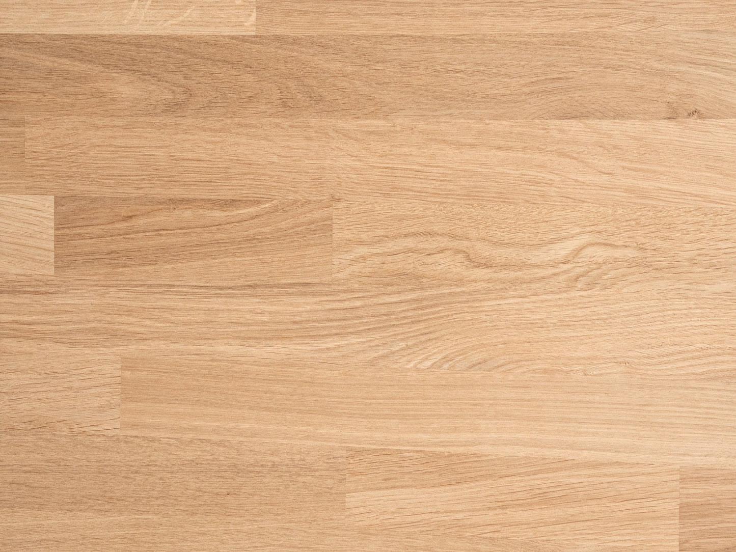 Round Tabletop Worktop Oak A/B, finger jointed lamellas, 40 mm, Hard wax oil Natural white