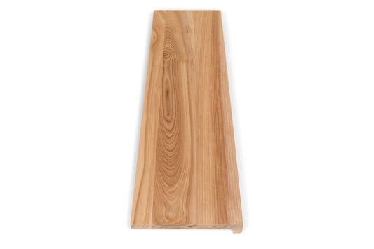 Stair tread Windowsill with overhang Ash A/B, full stave lamellas, 20 mm, Matte lacquered