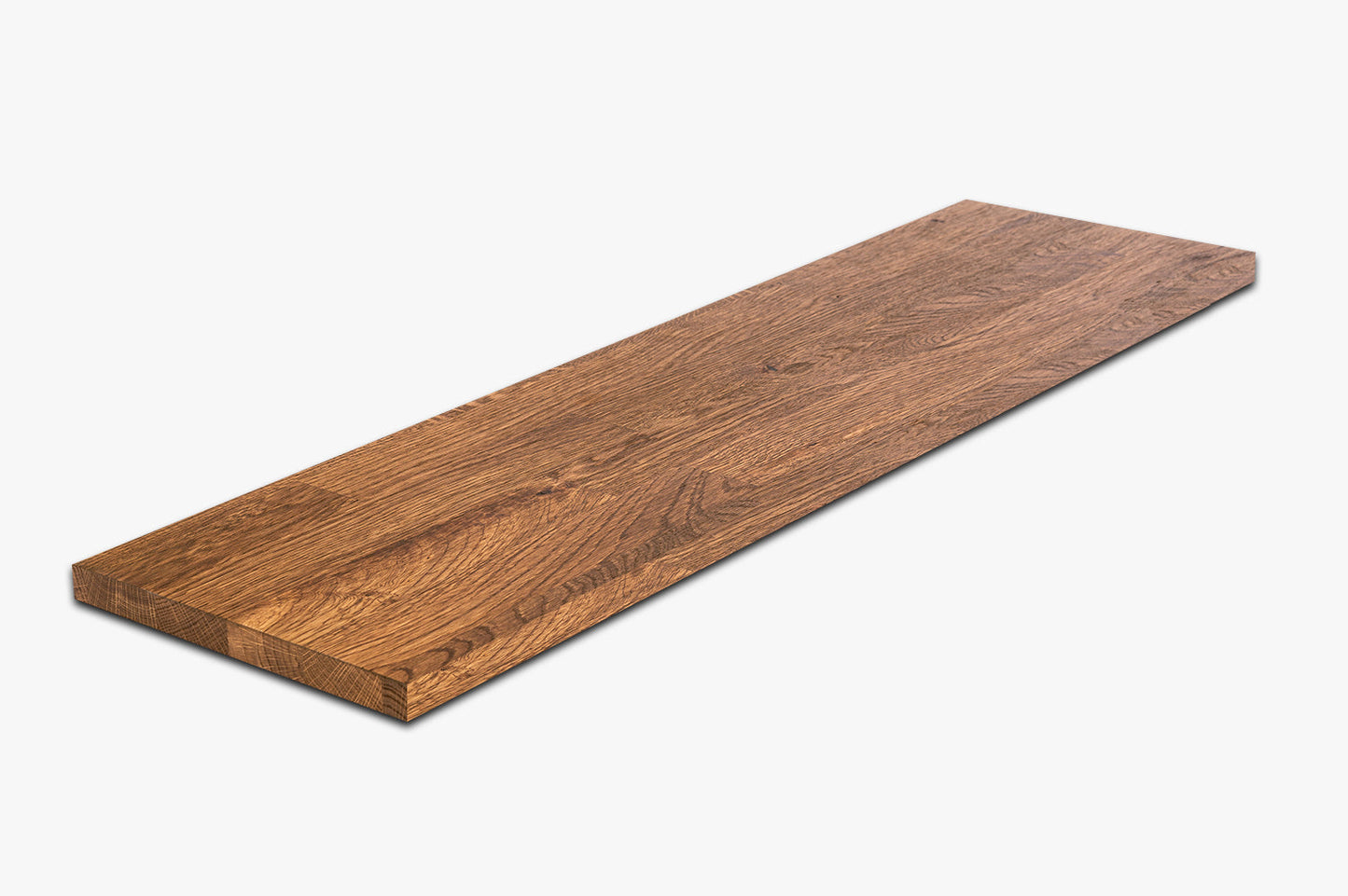 Shelf Stair tread Riser Windowsill Oak A/B, finger jointed lamellas, 20 mm, Antique oil
