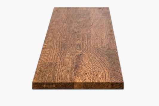 Shelf Stair tread Riser Windowsill Oak A/B, finger jointed lamellas, 26 mm, Antique oil