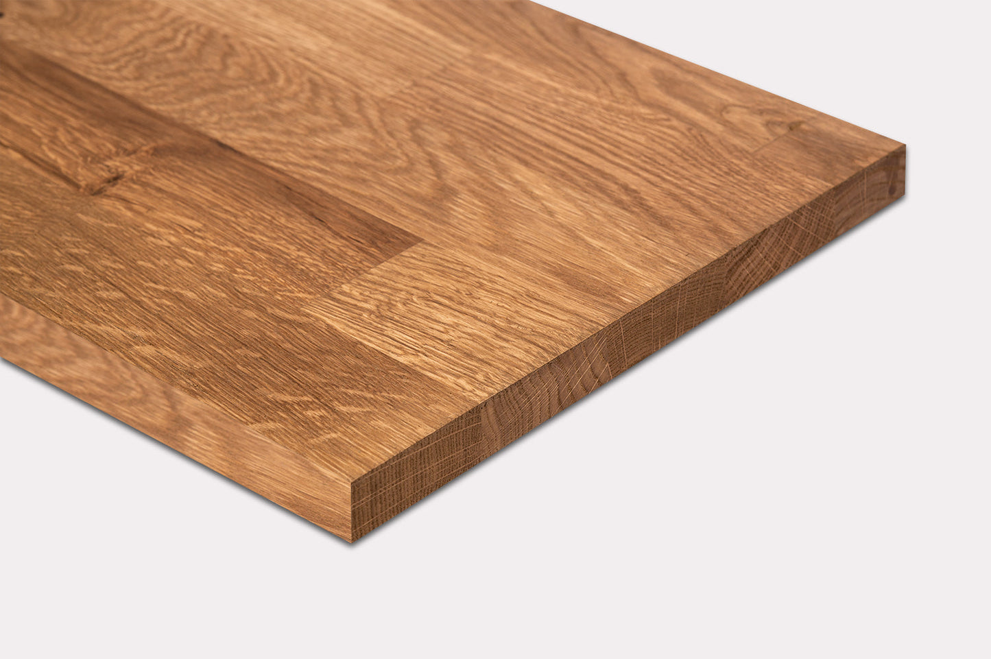 Shelf Stair tread Riser Windowsill Oak A/B, finger jointed lamellas, 20 mm, Bronze oil