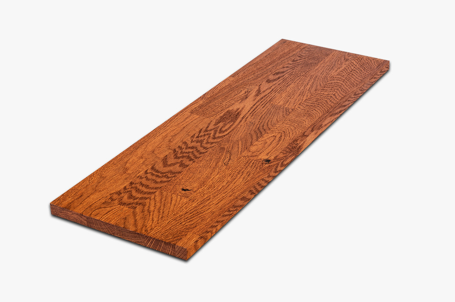 Shelf Stair tread Riser Windowsill Oak Rustic, finger jointed lamellas, 20 mm, Cherry oil
