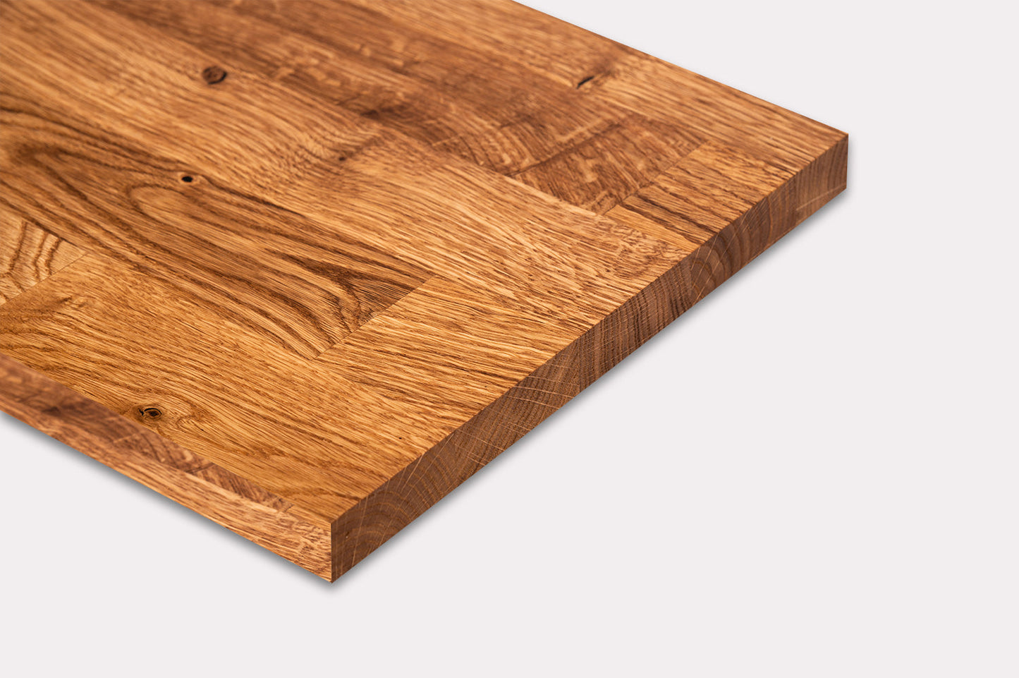 Shelf Stair tread Riser Windowsill Oak A/B, finger jointed lamellas, 20 mm, Natural oil