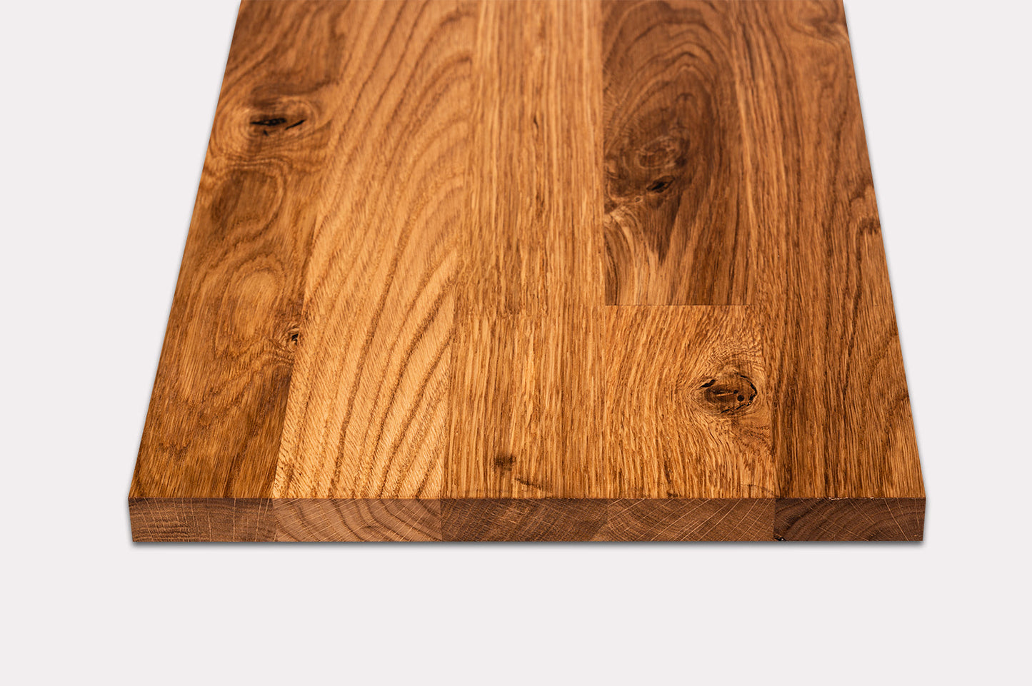 Shelf Stair tread Riser Windowsill Oak A/B, finger jointed lamellas, 20 mm, Natural oil