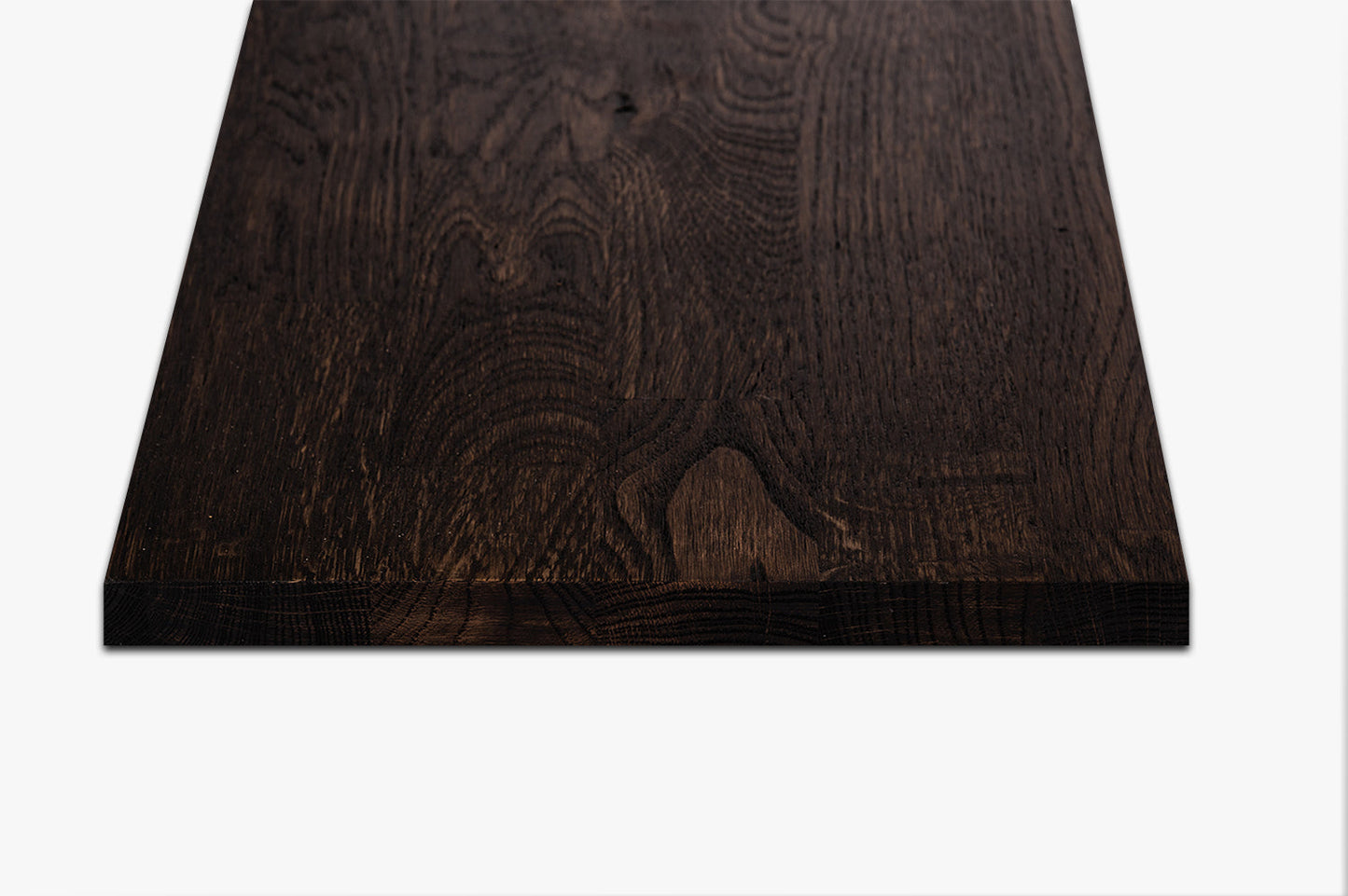 Shelf Stair tread Riser Windowsill Oak A/B, finger jointed lamellas, 26 mm, Black oil