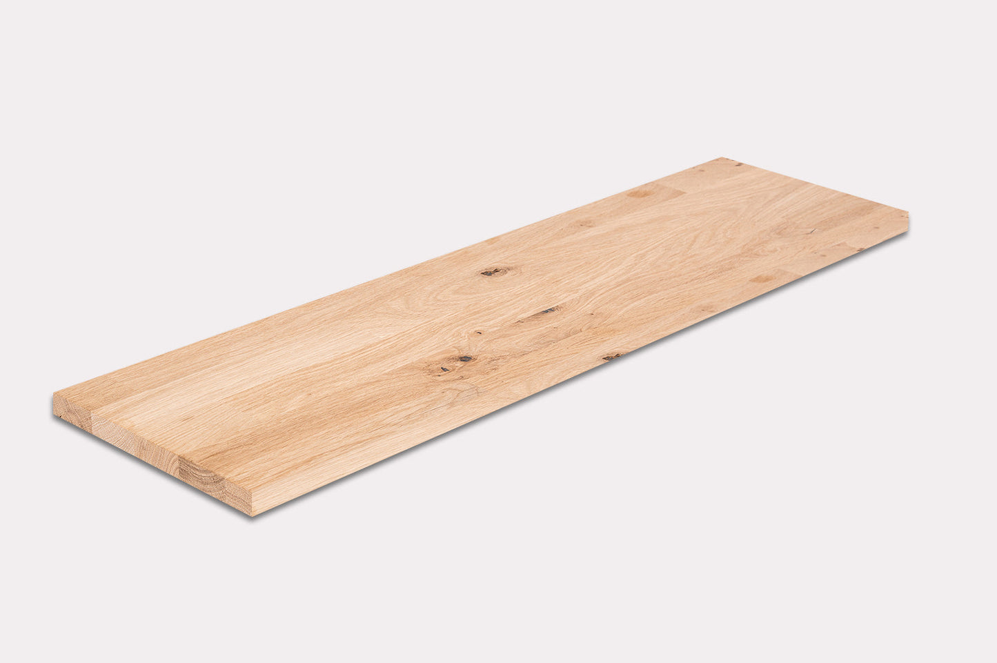 Etagère Marche d'escalier Elévateur rebord de fenêtre Chêne rustique, lamelles aboutées, 26 mm, Non fini
