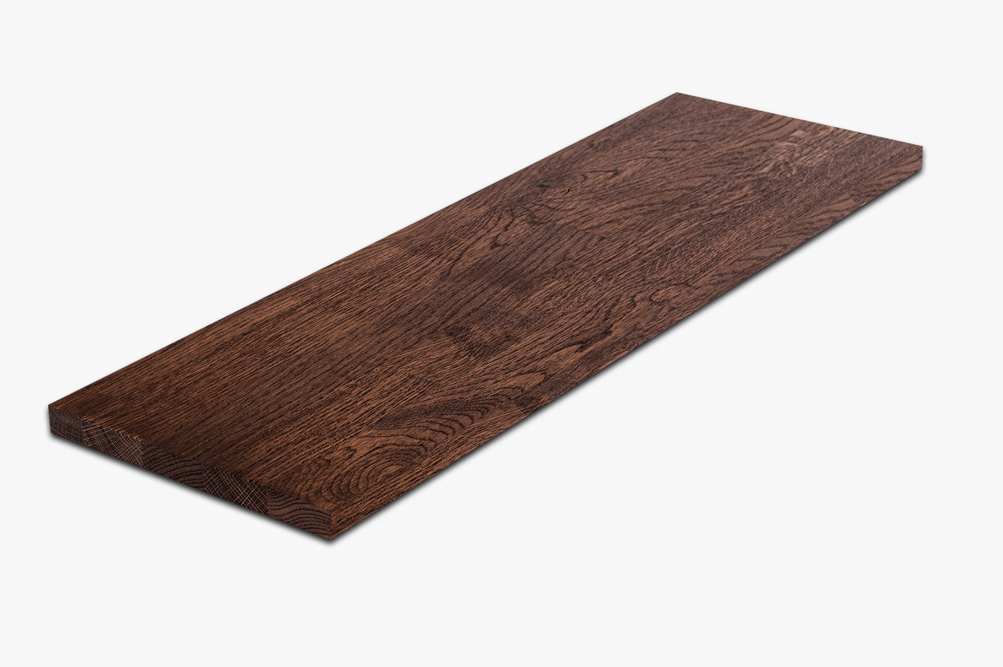Shelf Stair tread Riser Windowsill Oak Rustic, finger jointed lamellas, 26 mm, Walnut oil