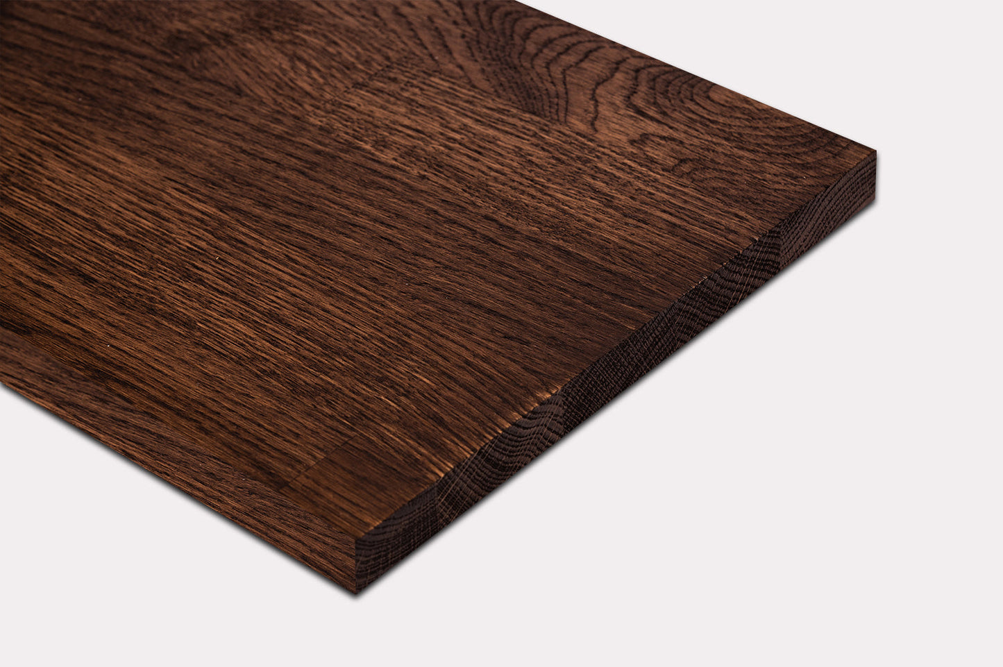 Shelf Stair tread Riser Windowsill Oak Rustic, finger jointed lamellas, 26 mm, Walnut oil