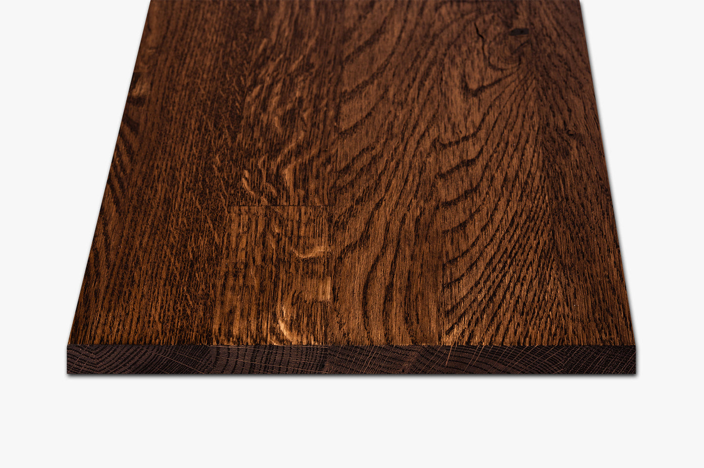 Shelf Stair tread Riser Windowsill Oak Rustic, finger jointed lamellas, 26 mm, Walnut oil