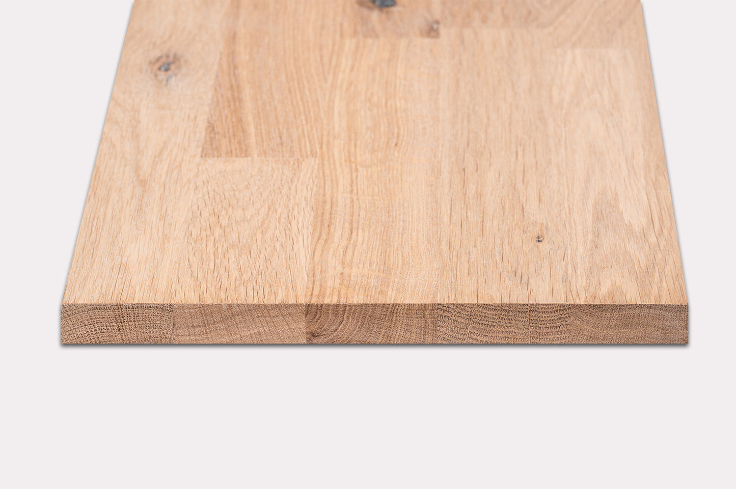 Shelf Stair tread Riser Windowsill Oak A/B, finger jointed lamellas, 20 mm, White oil
