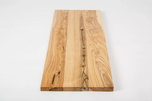 Shelf Stair tread Riser Windowsill Ash Rustic, full stave lamellas, 20 mm, Hard wax oil Natural (colourless)