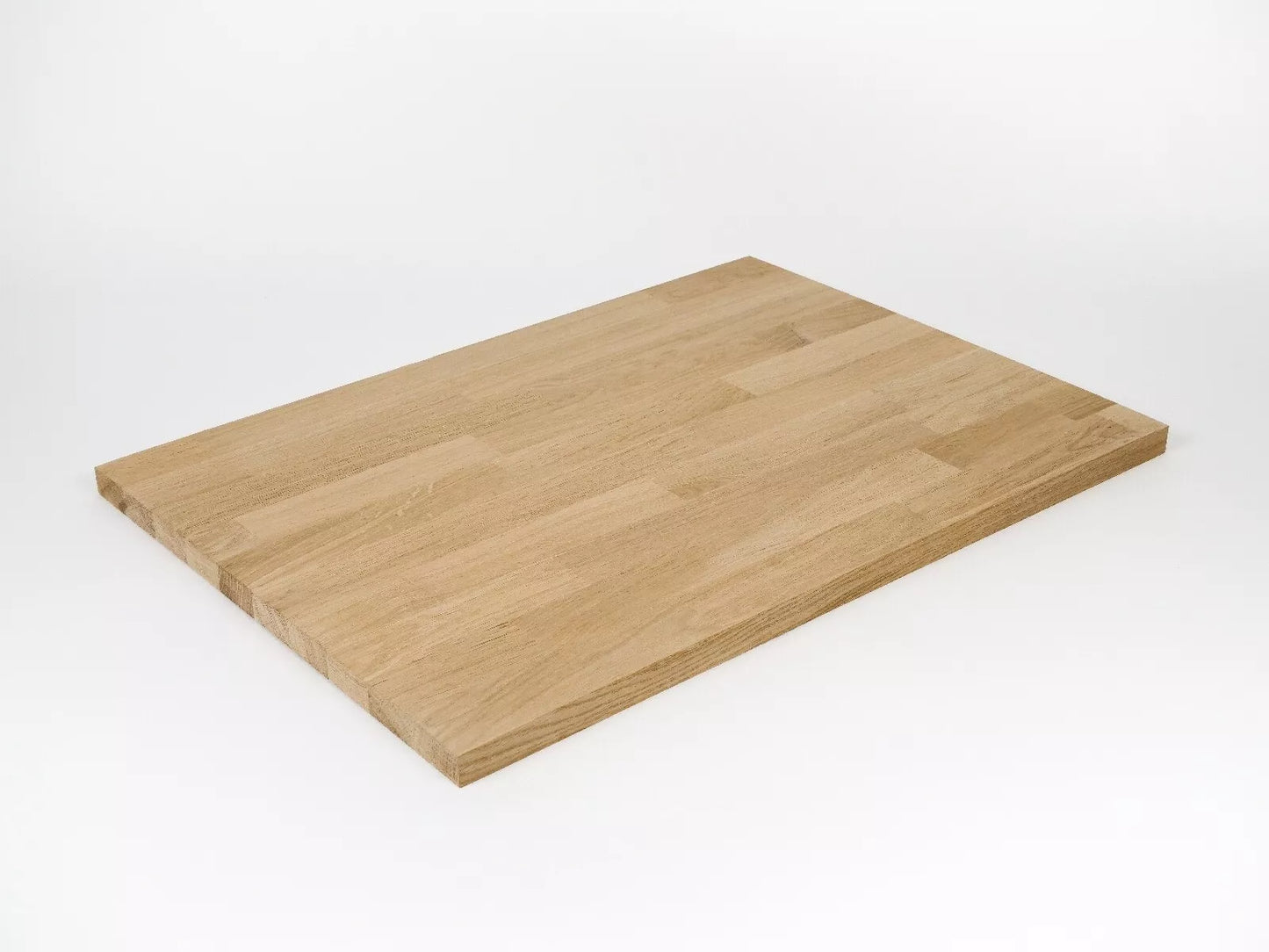 Panneau massif contrecollé DIY Chêne A/B, lamelles aboutées à largeur fixe, 26 mm