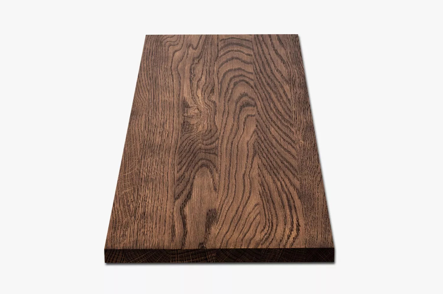Tablette Marche d'escalier Elévation Appui de fenêtre Chêne A/B, lamelles entières, 26 mm, Huile de noyer