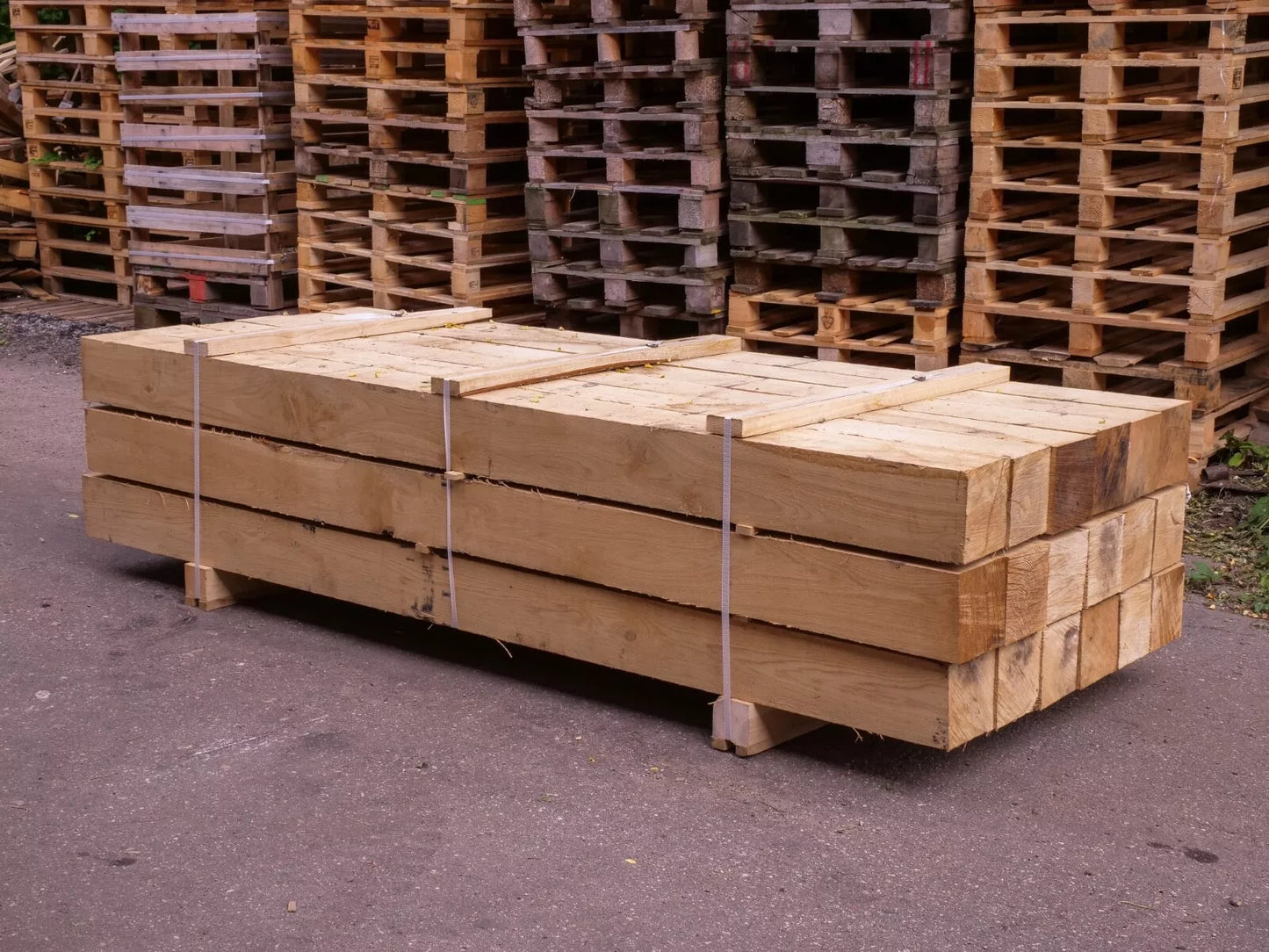 Fresh Sawn Oak Beam, 150x150x2400 mm