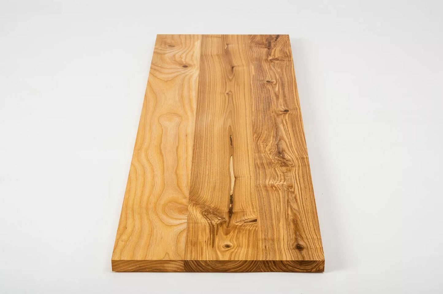 Shelf Stair tread Riser Windowsill Ash Rustic, full stave lamellas, 20 mm, Natural oil