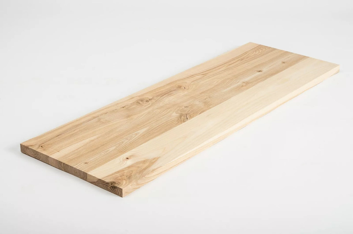 Shelf Stair tread Riser Windowsill Ash Rustic, full stave lamellas, 20 mm, Unfinished