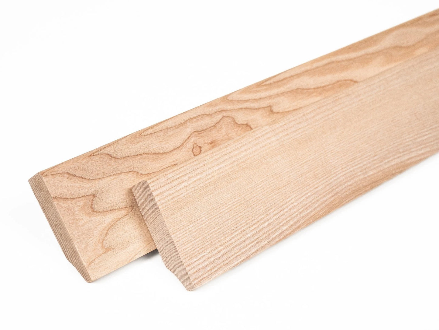 Solid Skirting Board Ash A/B 24x60mm unfinished 2000 mm with radius 5mm