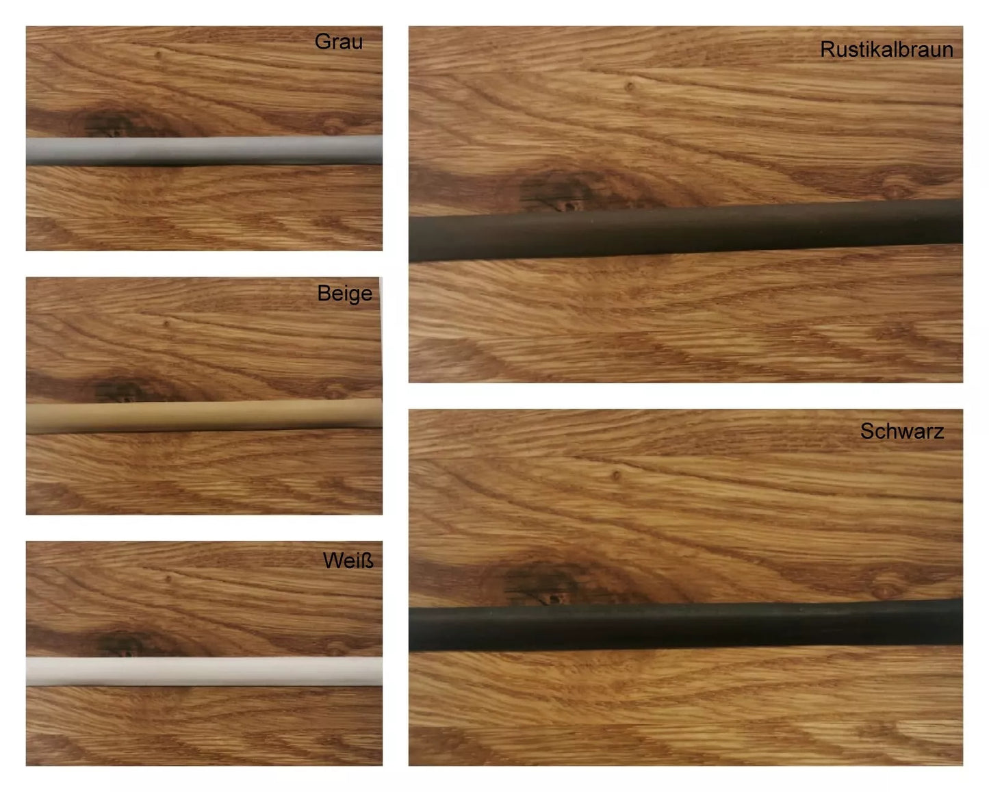 Stair tread Oak Rustic full stave lamellas, 35 mm, 2-layer, hard wax oil natural (colourless), with anti-slip rubber lip