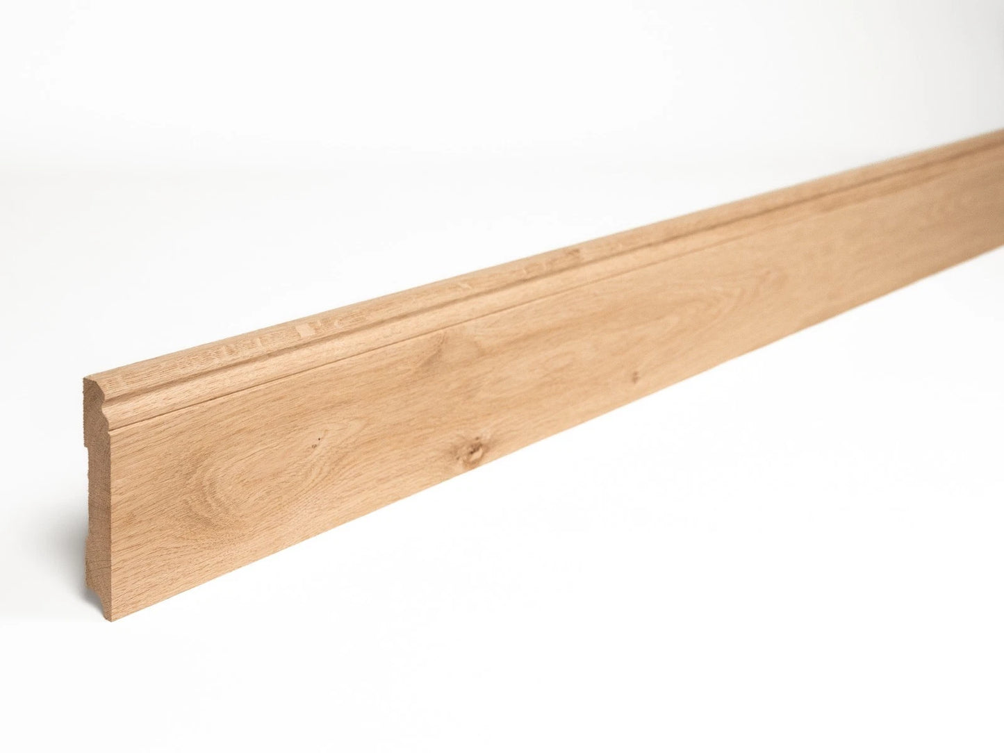 Solid Skirting Board Oak A/B 20x130mm unfinished 1,5-2,5m Hamburg Profile