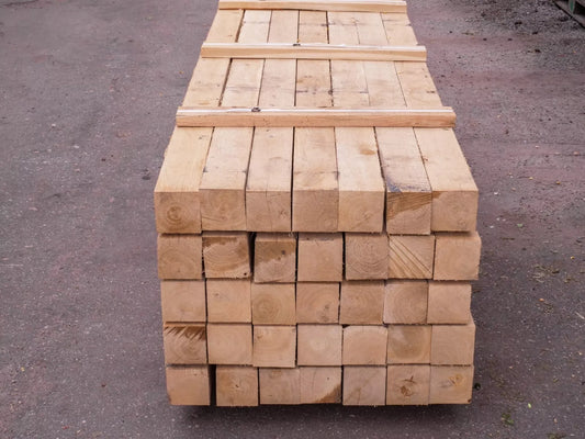 Fresh Sawn Oak Beam, 100x100x2400 mm