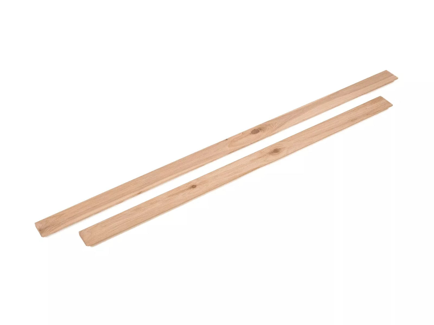 Plinthe massive Chêne rustique, 16x50x1500-2500mm, Remplie