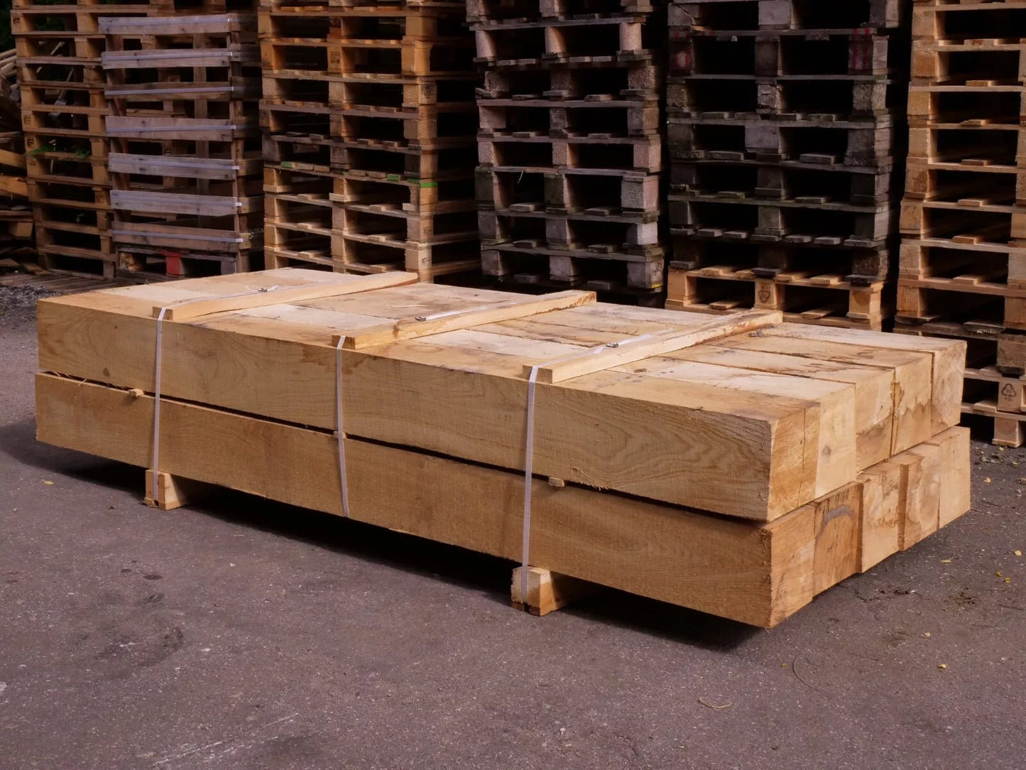 Fresh Sawn Oak Beam, 200x200x2400 mm
