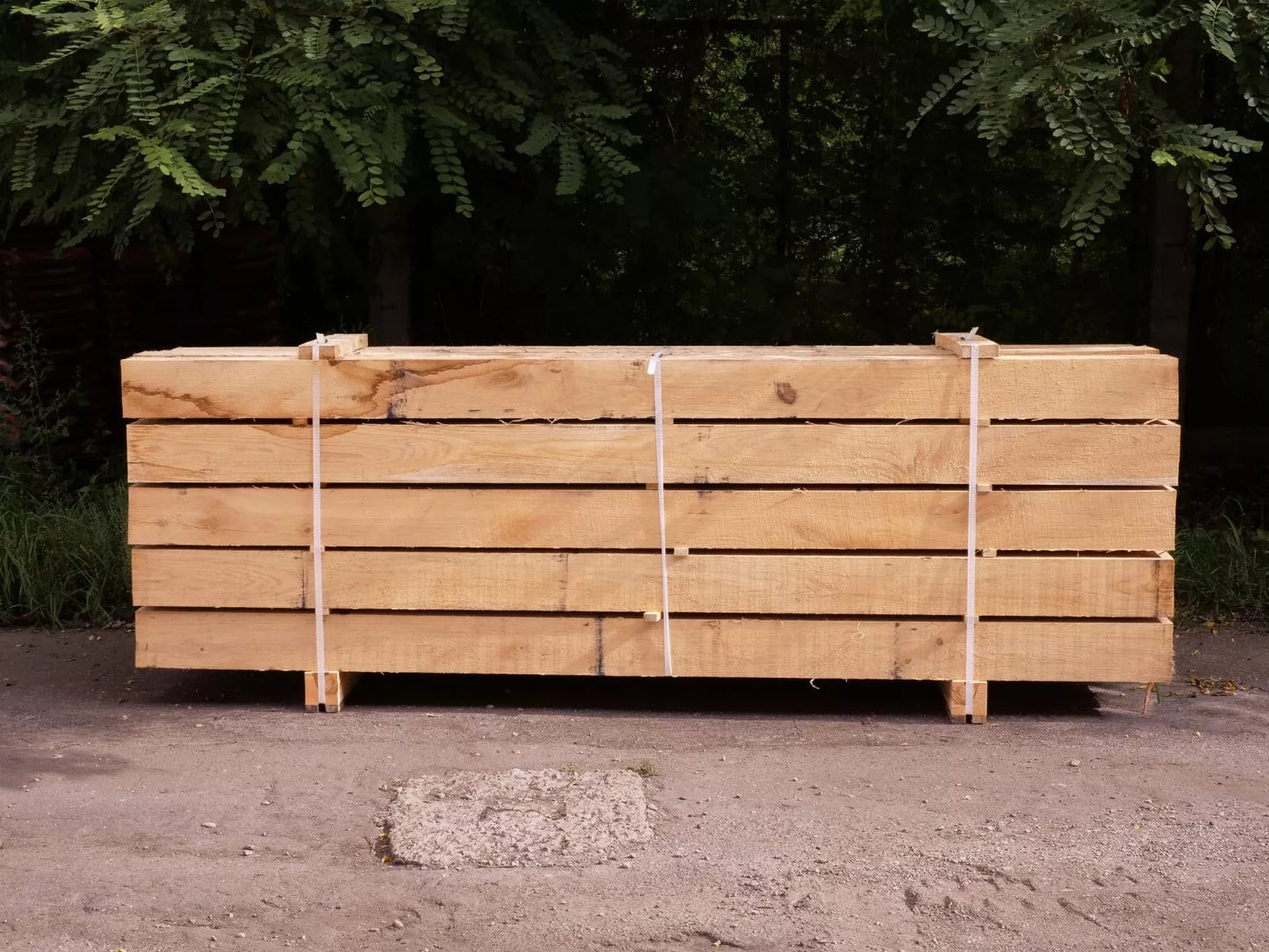 Fresh Sawn Oak Beam, 130x130x2400 mm