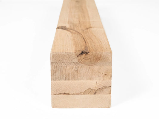 Glulam birch beam Rustic 100x100 mm untreated, square timber, solid wood