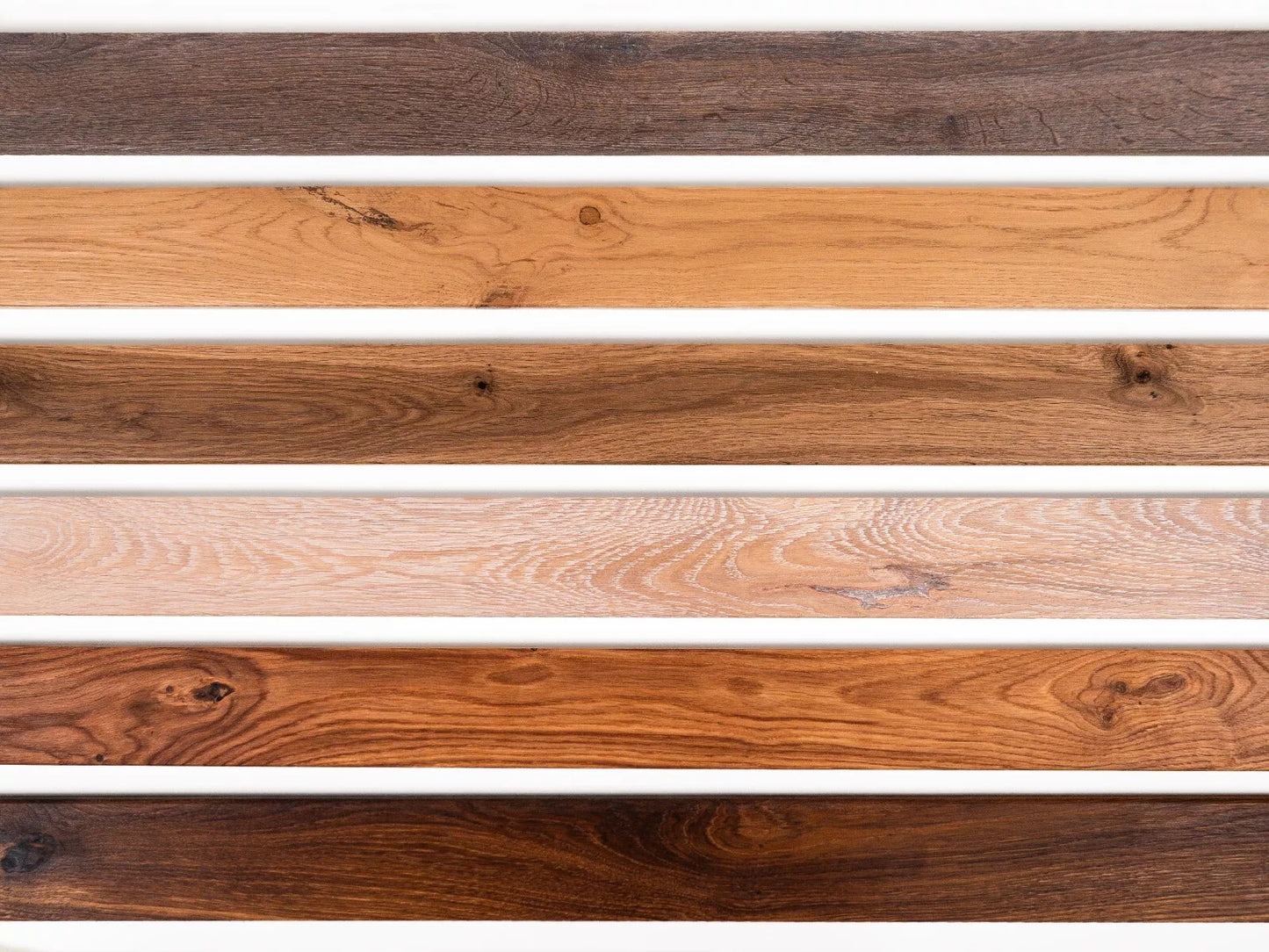 Solid Skirting Board Oak Rustic, 18x70x2000mm with radius, matte lacquered, without filling, brushed