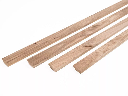 Solid skirting Oak Rustic, 16x50x1500-2500mm, Planed