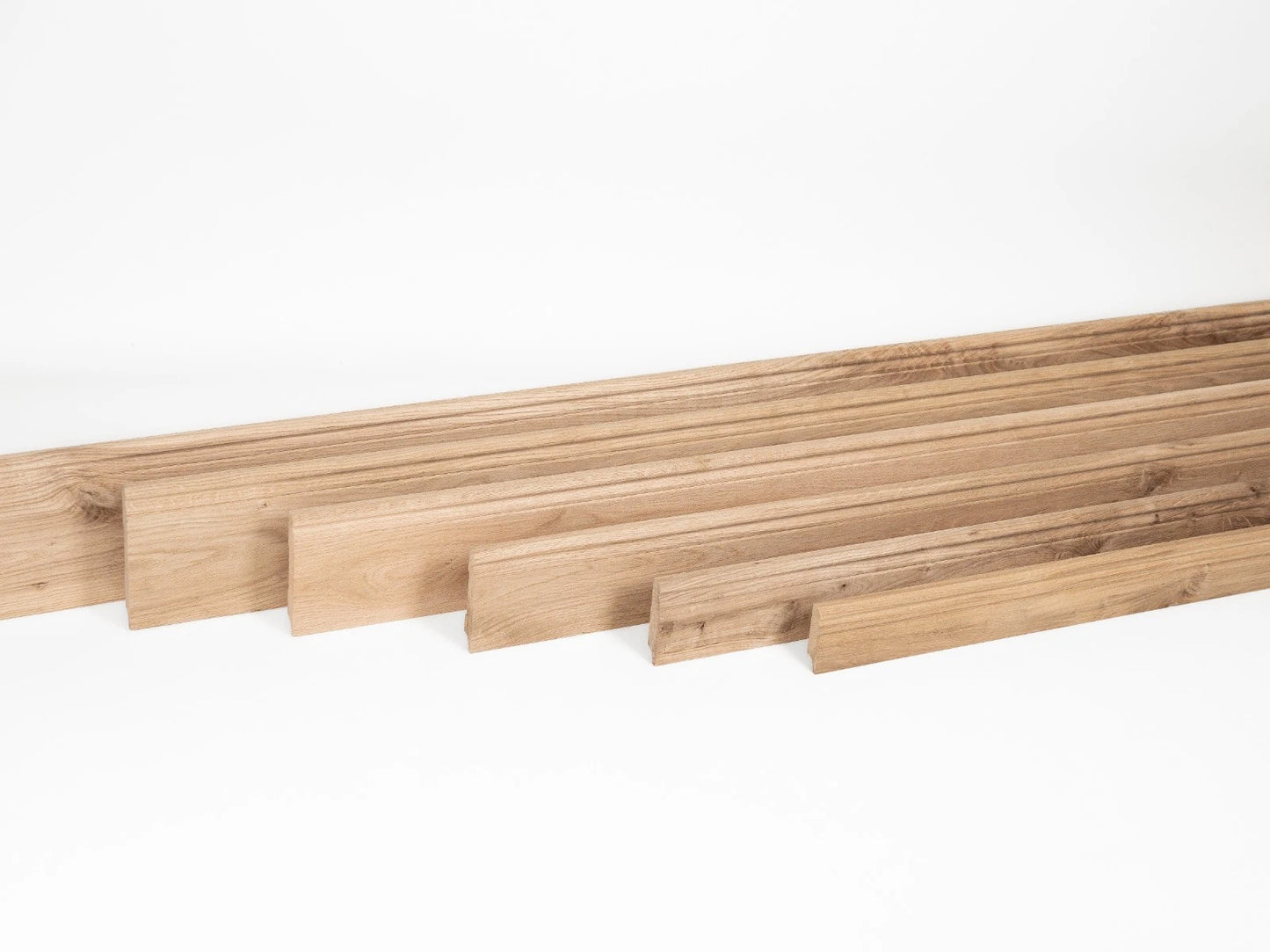 Solid Skirting Board Oak Rustic 20x70mm unfinished 0,8-1,5m Hamburg Profile
