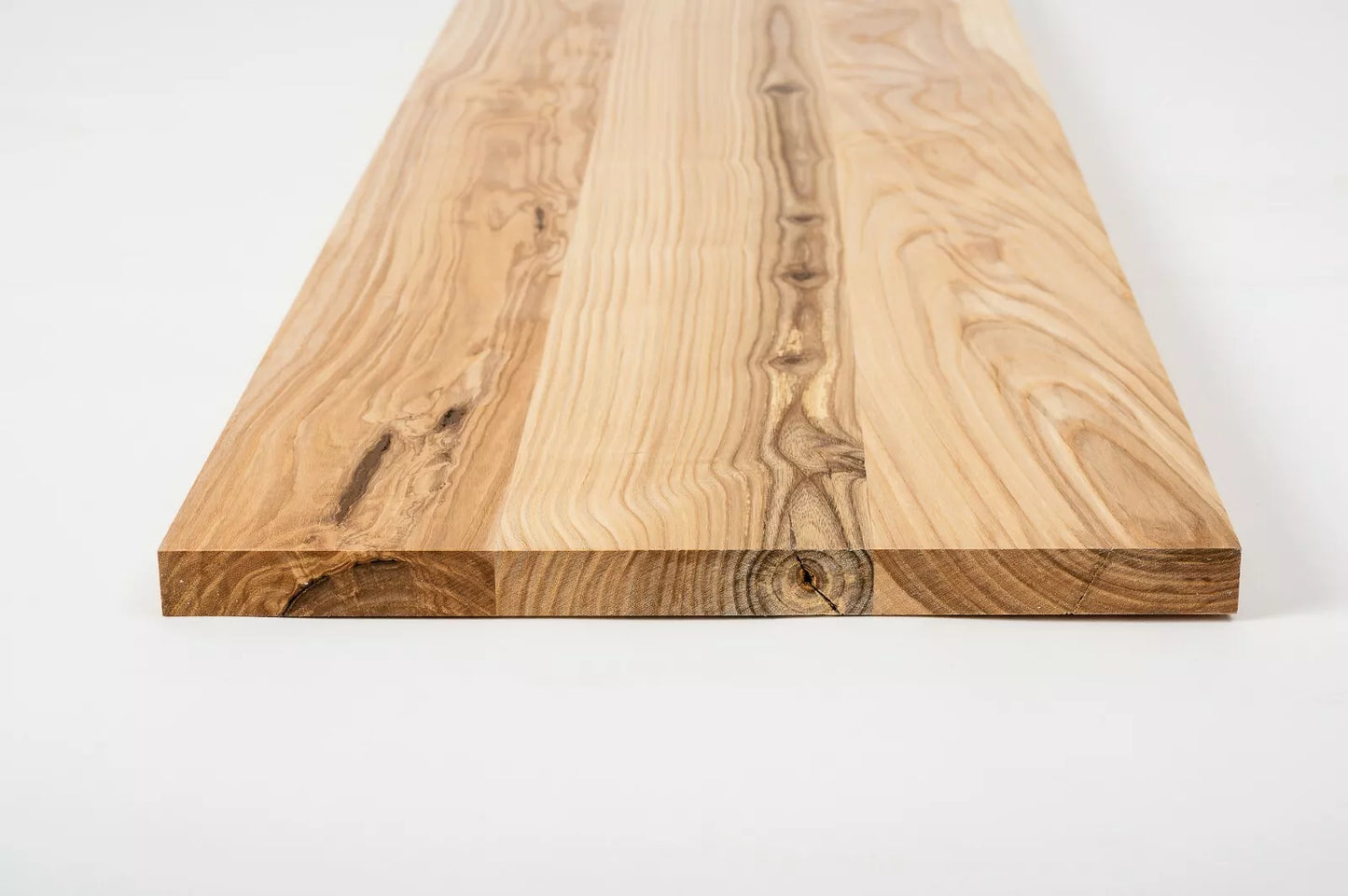 Shelf Stair tread Riser Windowsill Ash Rustic, full stave lamellas, 20 mm, Hard wax oil Natural (colourless)