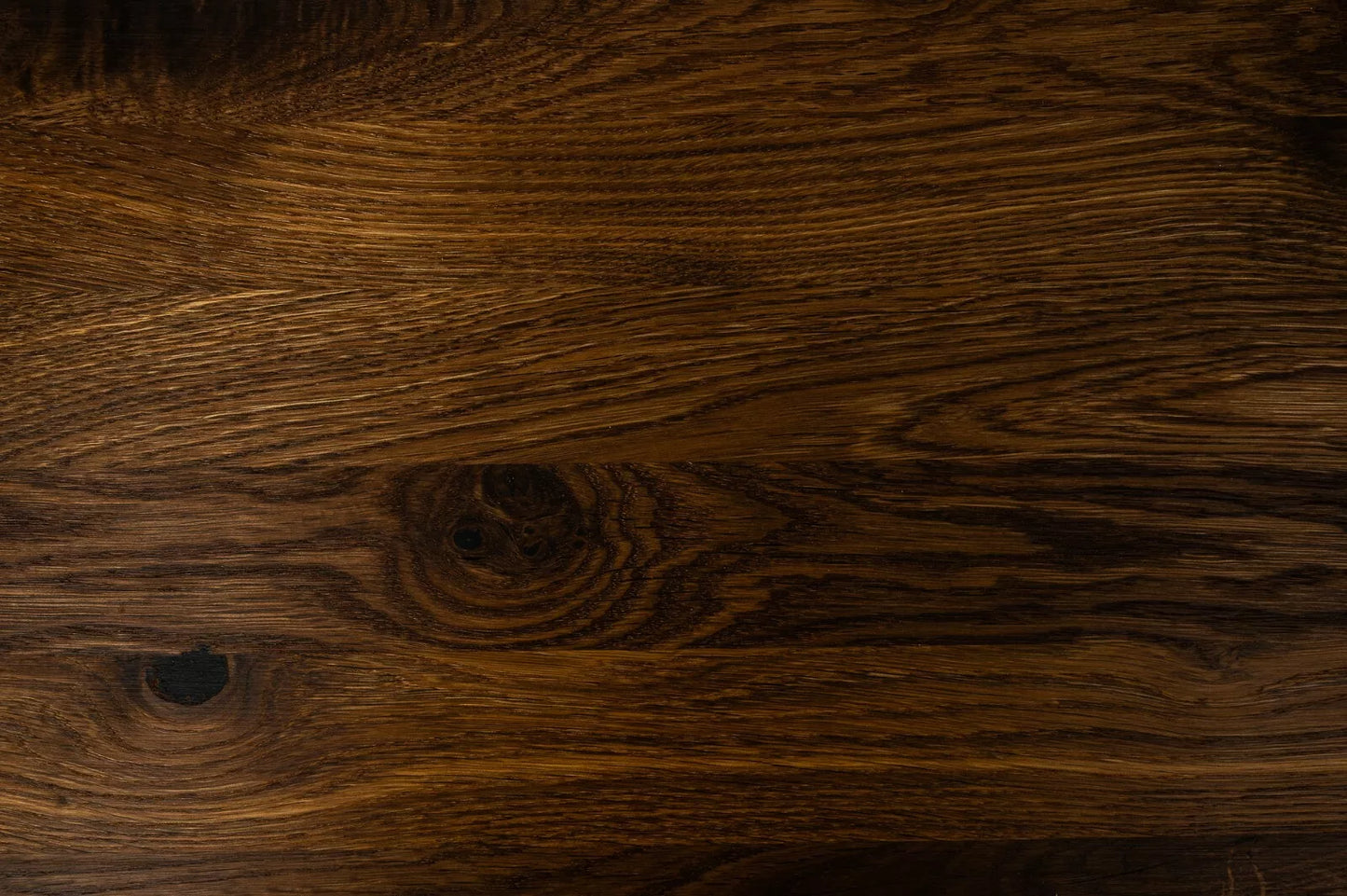 Stair tread Windowsill with overhang Smoked Oak Rustic, full stave lamellas, 20 mm, Natural oil