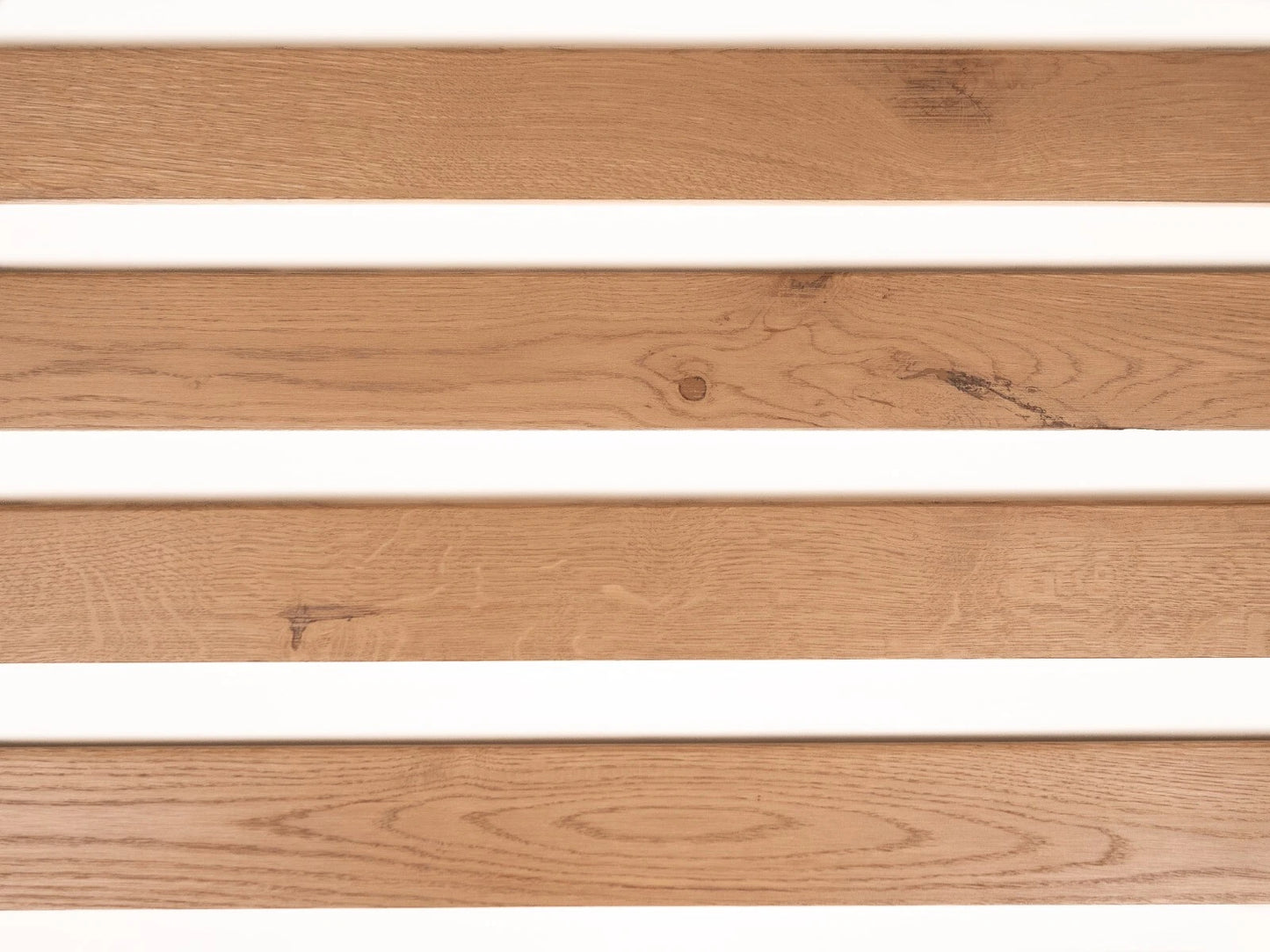 Solid Skirting Board Oak Rustic, 18x70x2000mm with radius, Bronze oil, filled