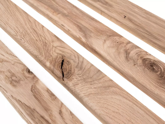 Solid skirting Oak Rustic, 16x50x800-1500mm, Planed