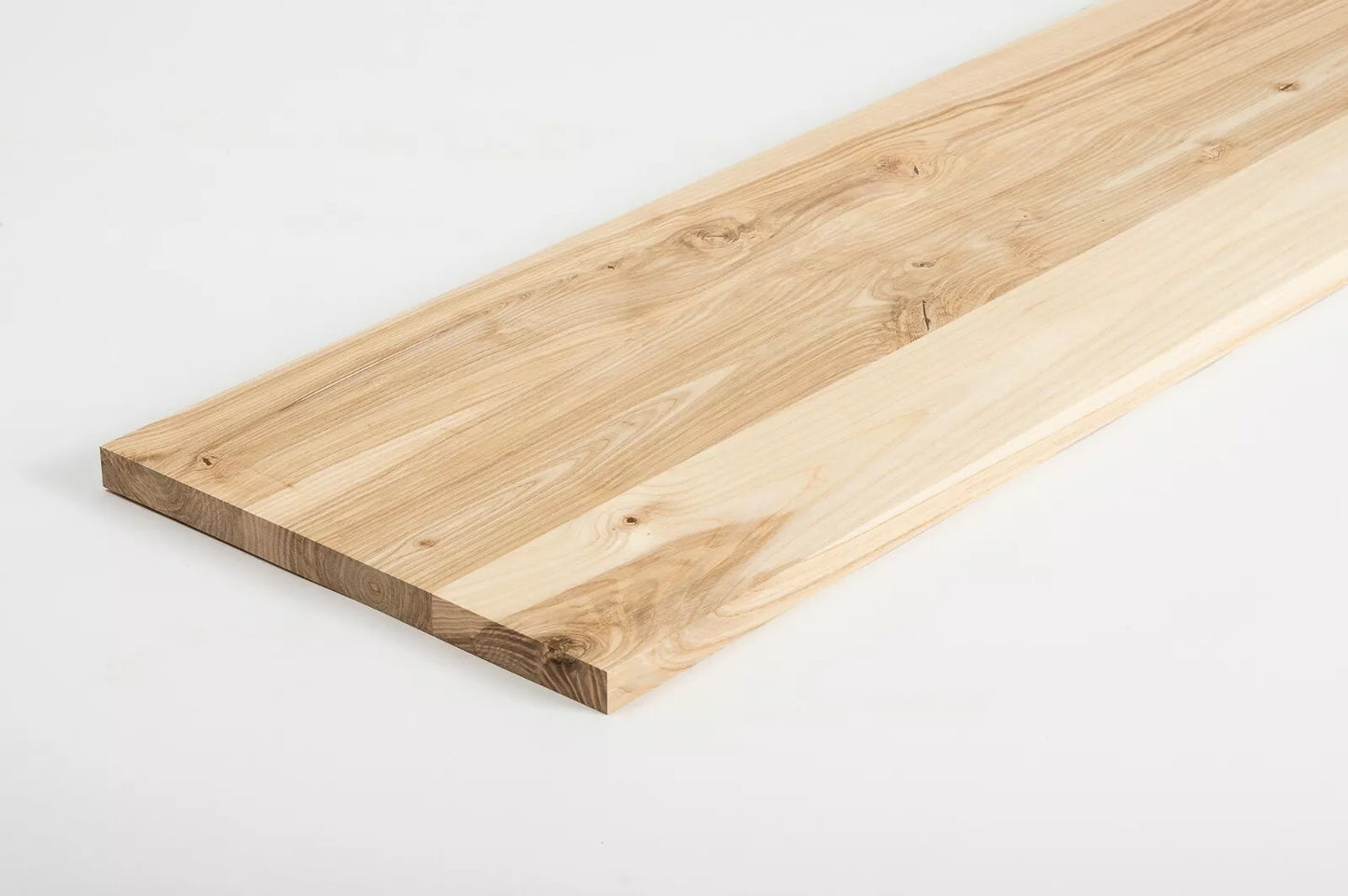 Shelf Stair tread Riser Windowsill Ash Rustic, full stave lamellas, 20 mm, Unfinished