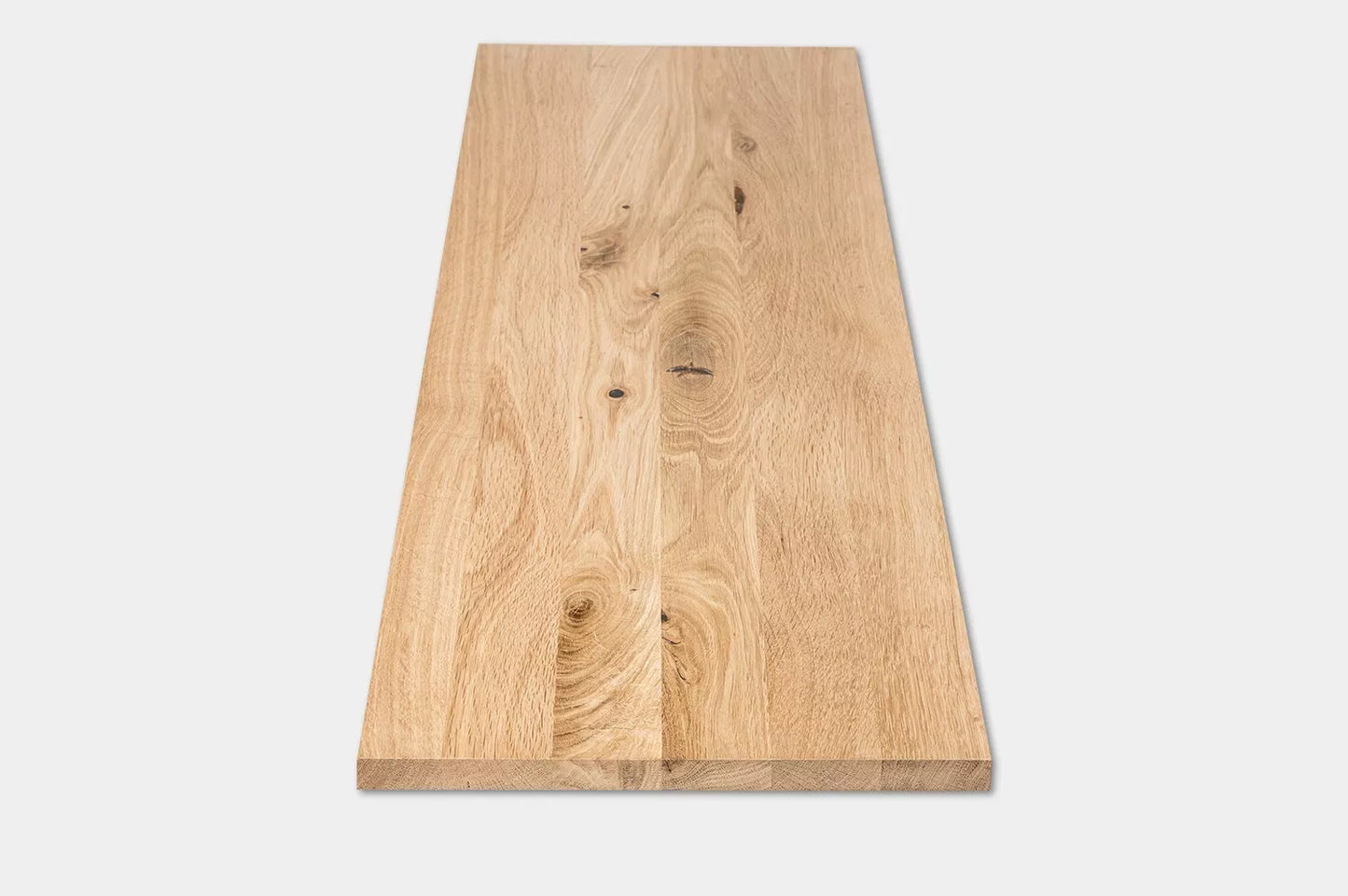 Étagère Marche d'escalier Contremarche Appui de fenêtre Chêne rustique, lamelles entières, 16 mm, non fini
