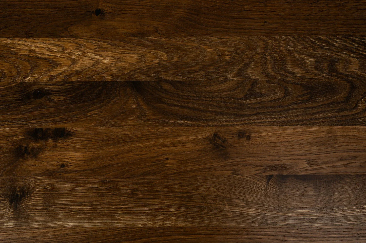 Stair tread Windowsill with overhang Smoked Oak Rustic, full stave lamellas, 16 mm, Matte lacquered