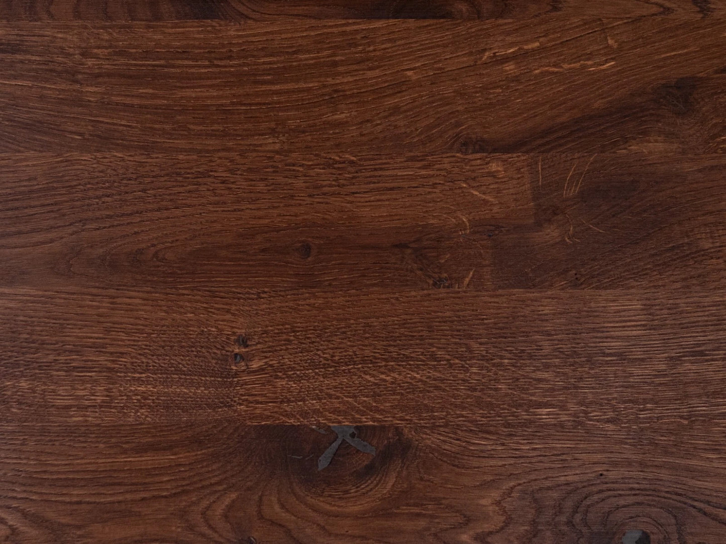Etagère Marche d'escalier Appui de fenêtre Chêne rustique fumé, lamelles entières, 52 mm, 3 plis, Huile naturelle